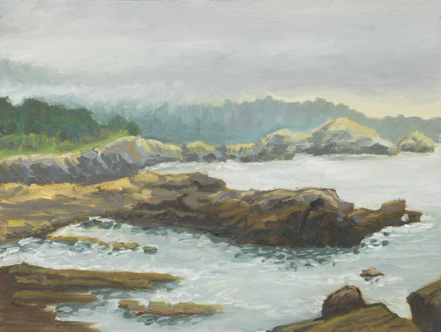 Point Lobos Painting - Fine Art Print