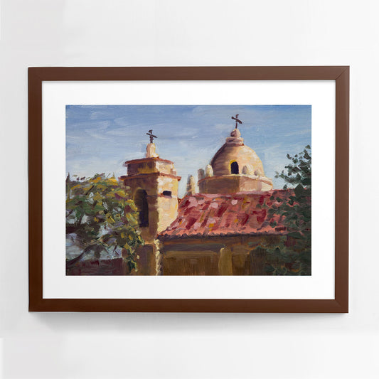 Carmel Mission Painting - Fine Art Print