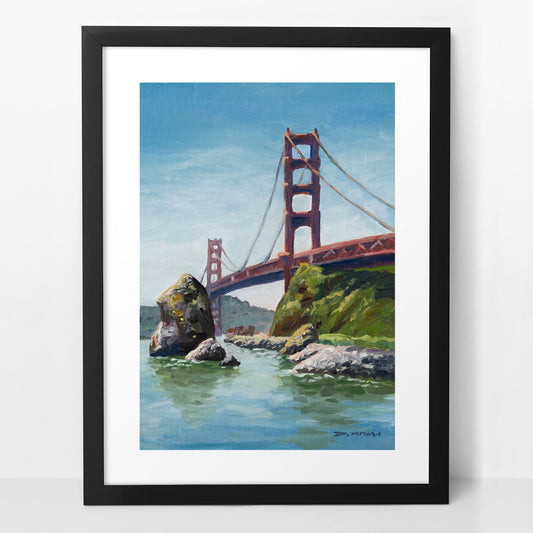 Golden Gate Bridge Painting - Fine Art Print