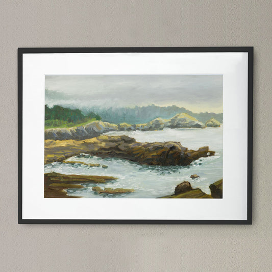 Point Lobos Painting - Fine Art Print