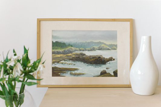 Point Lobos Painting - Fine Art Print